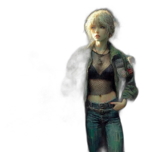 jacket, concept art, pixel art, fantasy art transparent PNG cut-out