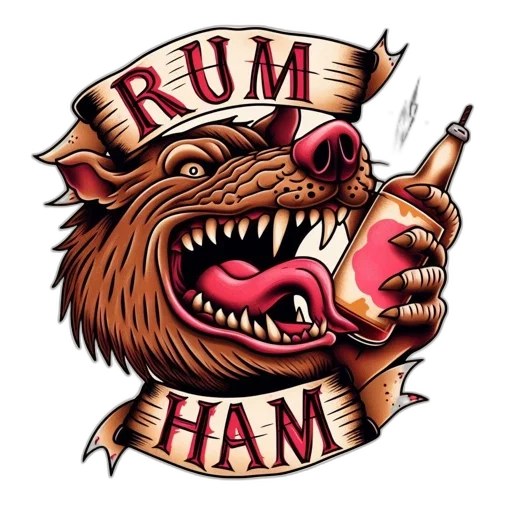 animated, wolf, holds, rum transparent PNG cut-out