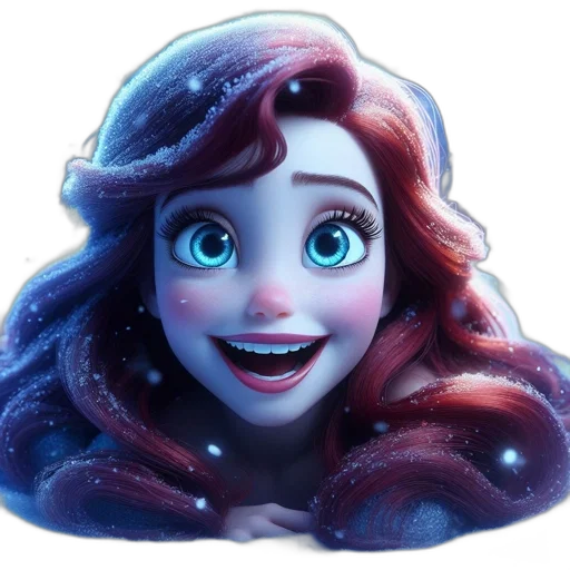 face, crown, creature, hair transparent PNG cut-out
