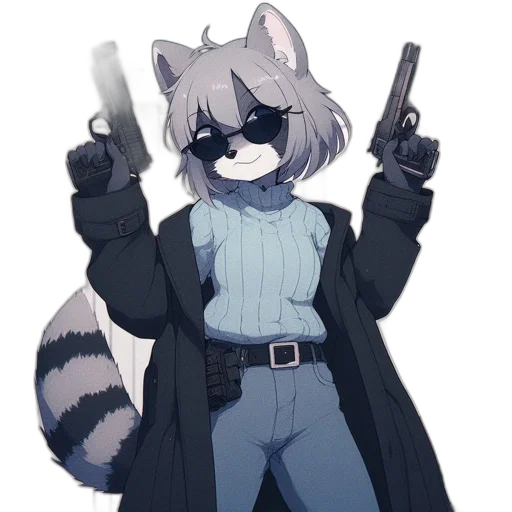 staff, weapon, jacket, animal transparent PNG cut-out