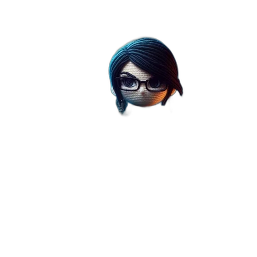 face, mask, staff, creature transparent PNG cut-out