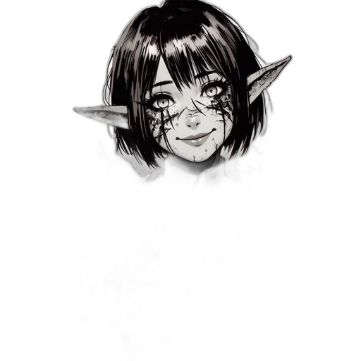 mask, face, creature, staff transparent PNG cut-out