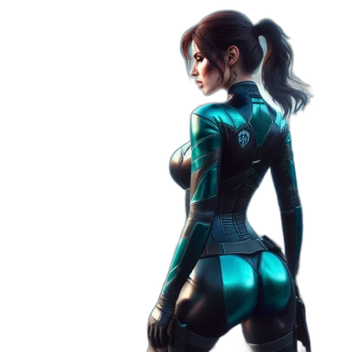 jacket, concept art, cyberpunk, 3d render transparent PNG cut-out