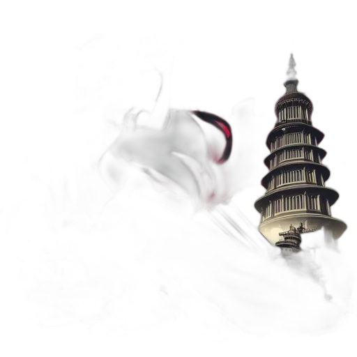 building, concept art, photorealistic, 3d render transparent PNG cut-out