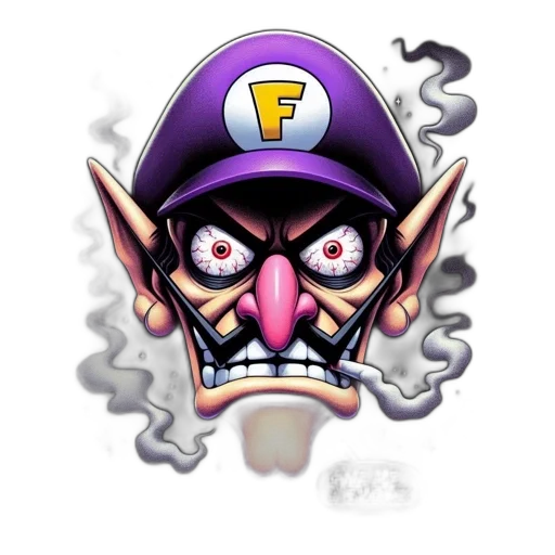 mask, face, staff, fantasy art transparent PNG cut-out