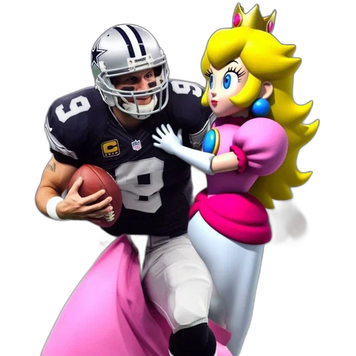 crown, 3d render, football, player transparent PNG cut-out