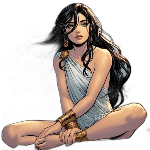 comic book art, concept art, fantasy art, cartoon transparent PNG cut-out