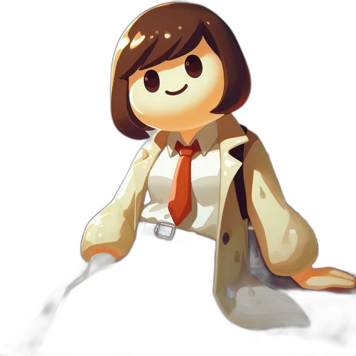 staff, robot, jacket, creature transparent PNG cut-out