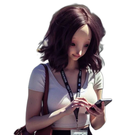 robot, staff, creature, face transparent PNG cut-out
