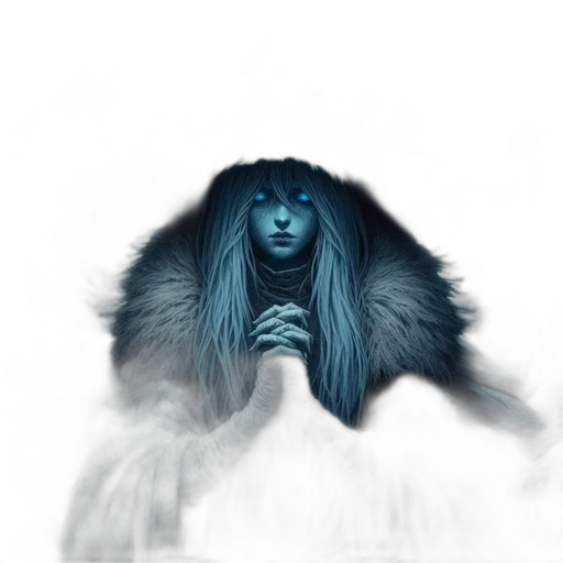 creature, hair, mask, face transparent PNG cut-out