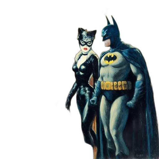 comic book art, concept art, photorealistic, impressionistic transparent PNG cut-out