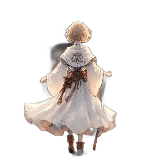 dress, sword, weapon, staff transparent PNG cut-out