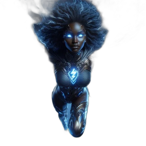 hair, staff, jewelry, creature transparent PNG cut-out
