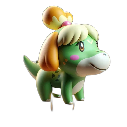 dragon, animal, creature, staff transparent PNG cut-out