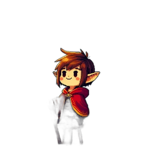 staff, dragon, creature, pixel art transparent PNG cut-out