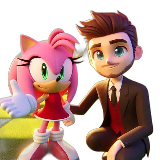 3d render, concept art, cartoon, comic book art transparent PNG cut-out