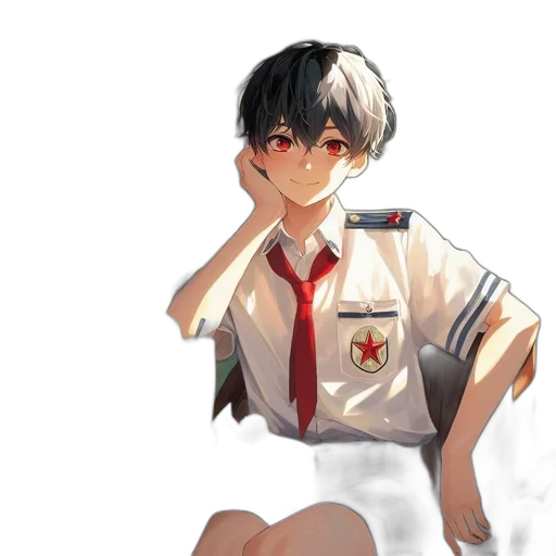staff, robot, crown, jacket transparent PNG cut-out