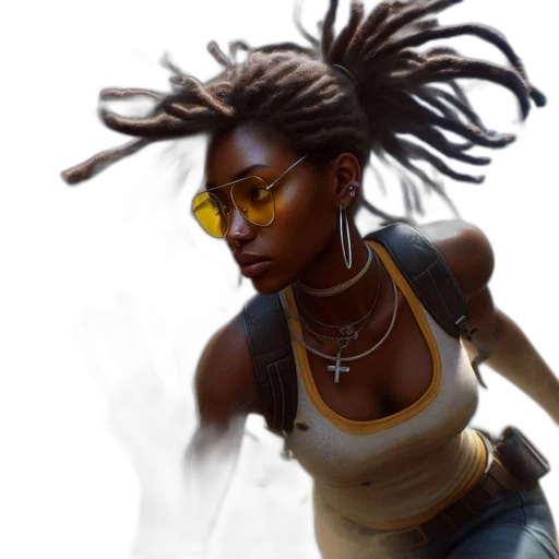 staff, concept art, fantasy art, cyberpunk transparent PNG cut-out