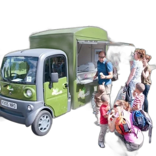 car, 3d render, photorealistic, green transparent PNG cut-out