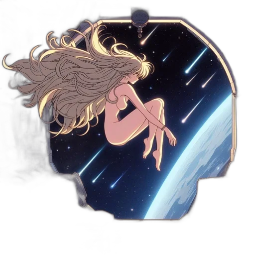 hair, concept art, anime, pixel art transparent PNG cut-out