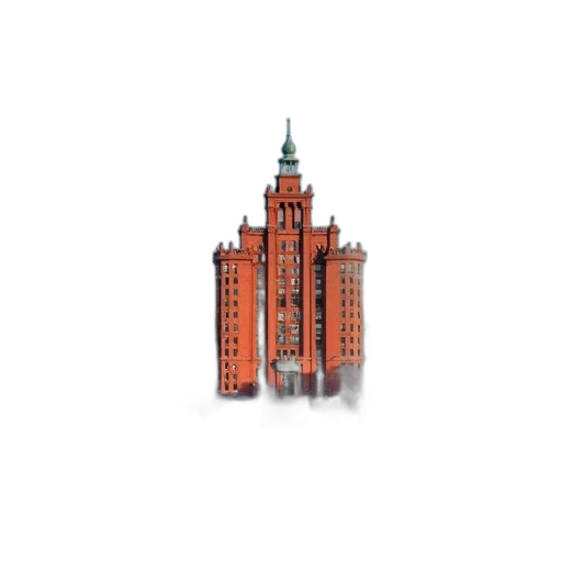 building, 3d render, concept art, pixel art transparent PNG cut-out
