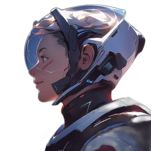 robot, face, mask, crown transparent PNG cut-out
