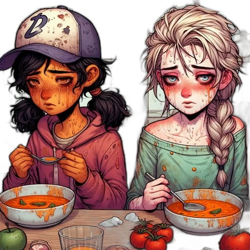 food, pixel art, comic book art, concept art transparent PNG cut-out