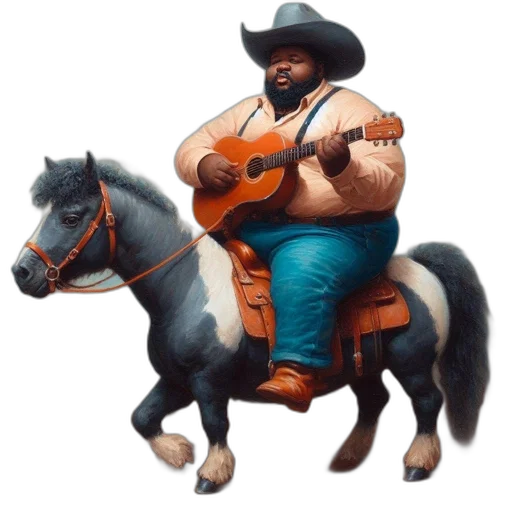 animal, hat, jacket, staff transparent PNG cut-out