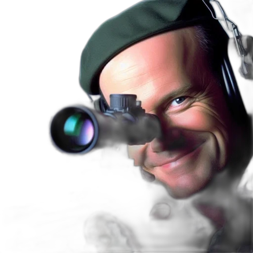 face, staff, robot, weapon transparent PNG cut-out