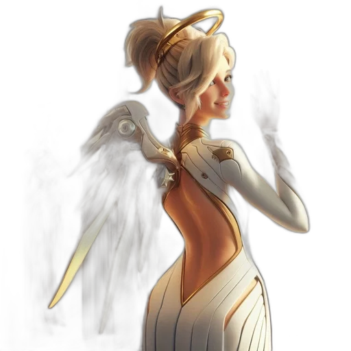 dress, concept art, fantasy art, comic book art transparent PNG cut-out