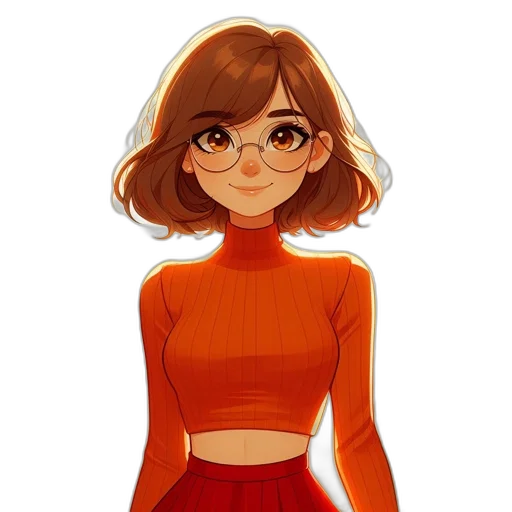 dress, face, jacket, hair transparent PNG cut-out