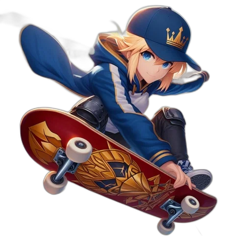 hat, anime, concept art, cartoon transparent PNG cut-out