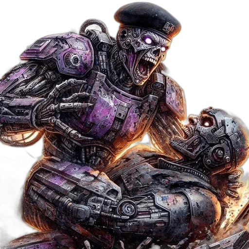 robot, weapon, concept art, fantasy art transparent PNG cut-out