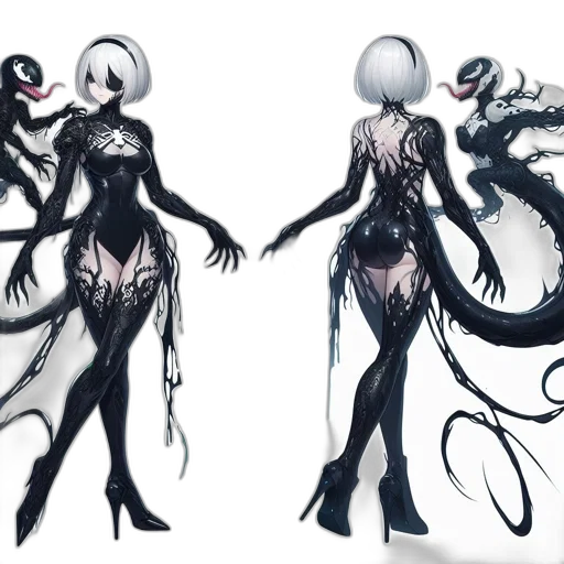creature, concept art, fantasy art, 3d render transparent PNG cut-out
