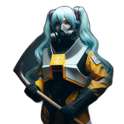 mask, robot, staff, face transparent PNG cut-out