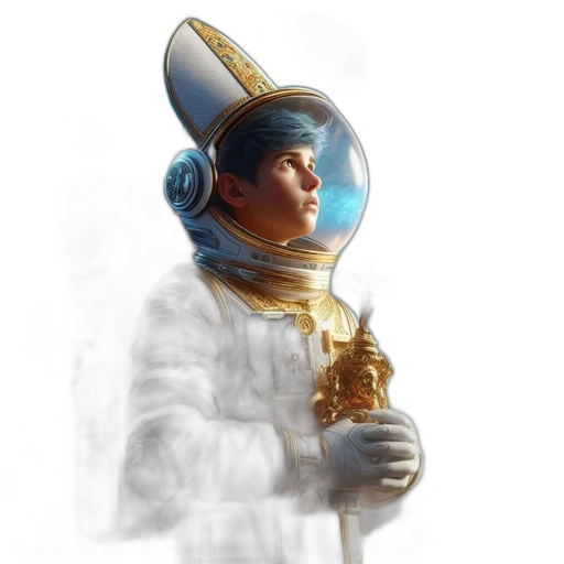 staff, robot, crown, mask transparent PNG cut-out