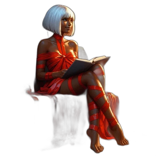 dress, robot, jacket, concept art transparent PNG cut-out