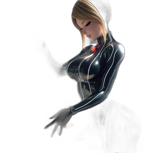robot, dress, mask, weapon transparent PNG cut-out