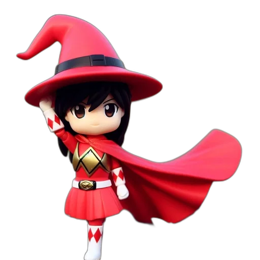 hat, staff, 3d render, concept art transparent PNG cut-out