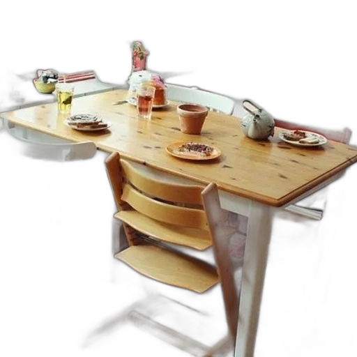 furniture, food, 3d render, concept art transparent PNG cut-out