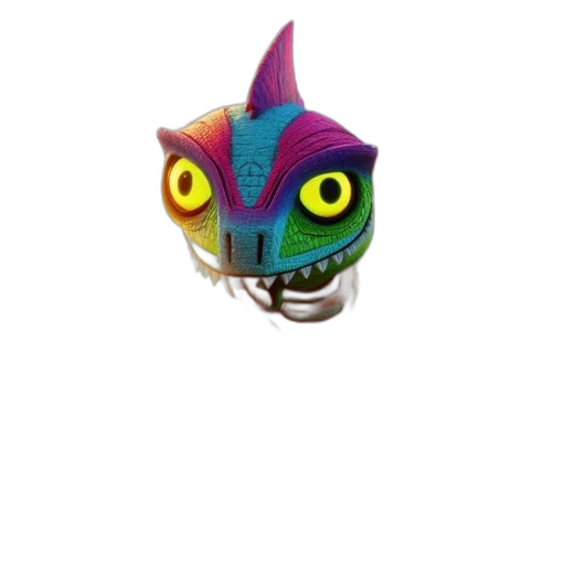 mask, creature, animal, staff transparent PNG cut-out