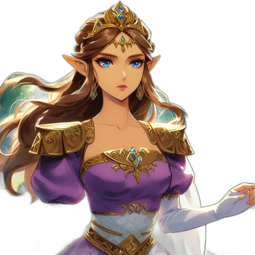 crown, dress, staff, jewelry transparent PNG cut-out