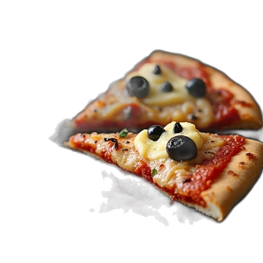 food, animal, face, 3d render transparent PNG cut-out
