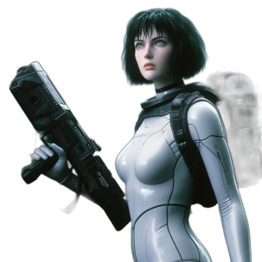 robot, weapon, concept art, comic book art transparent PNG cut-out