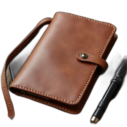 staff, pocket, planner, leather transparent PNG cut-out