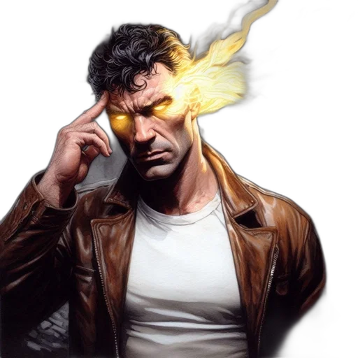 jacket, hair, face, mask transparent PNG cut-out