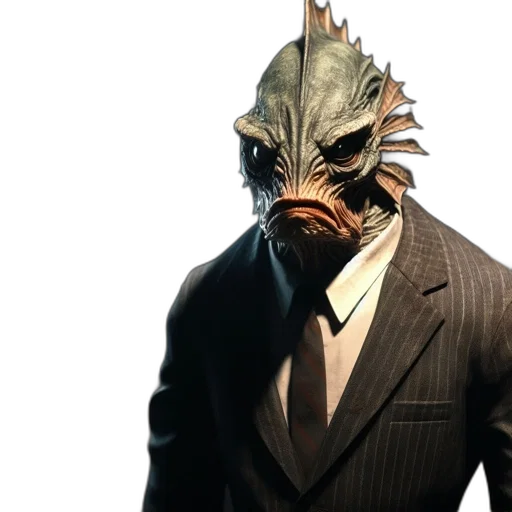 mask, creature, animal, concept art transparent PNG cut-out