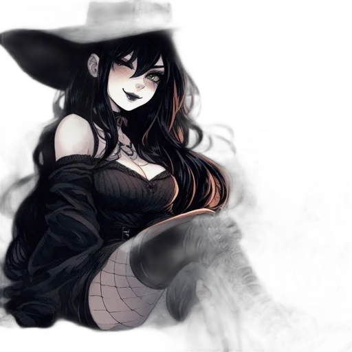 hat, dress, mask, fantasy art transparent PNG cut-out
