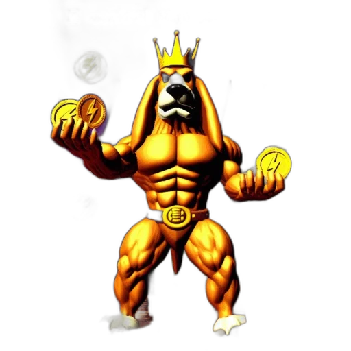 crown, animal, creature, staff transparent PNG cut-out
