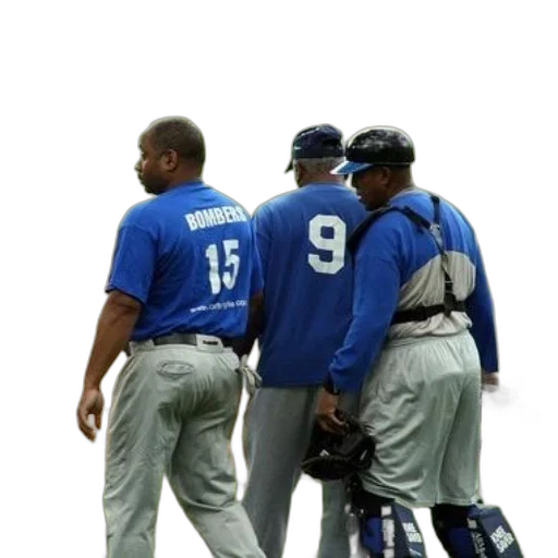 staff, group, baseball, players transparent PNG cut-out